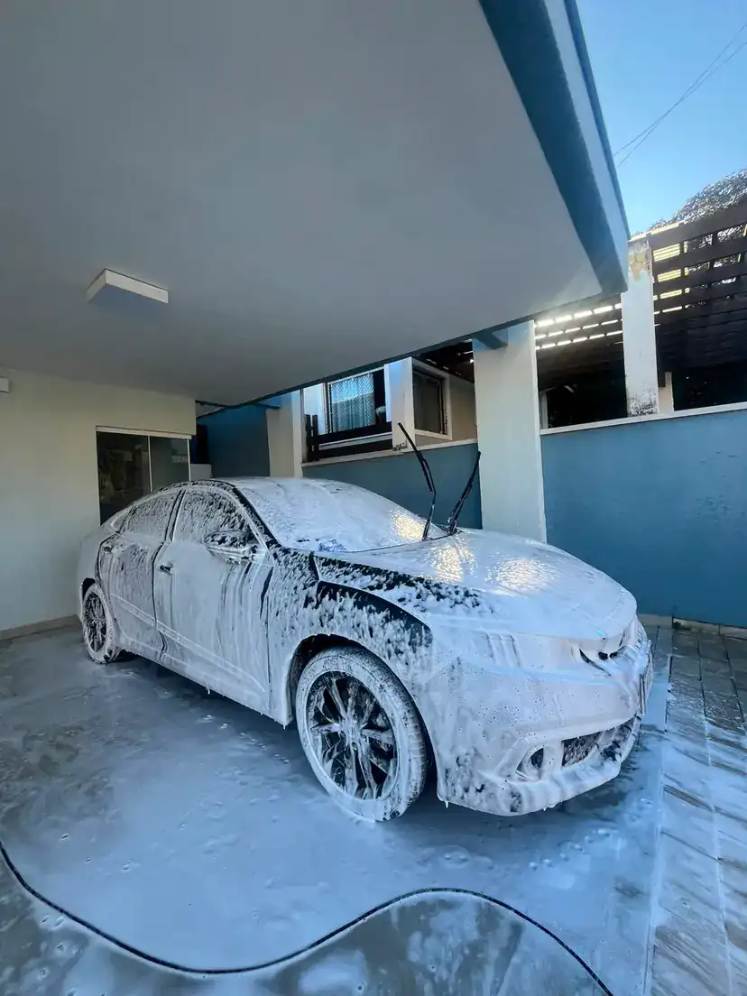 Carro limpo e protegido após serviço delivery