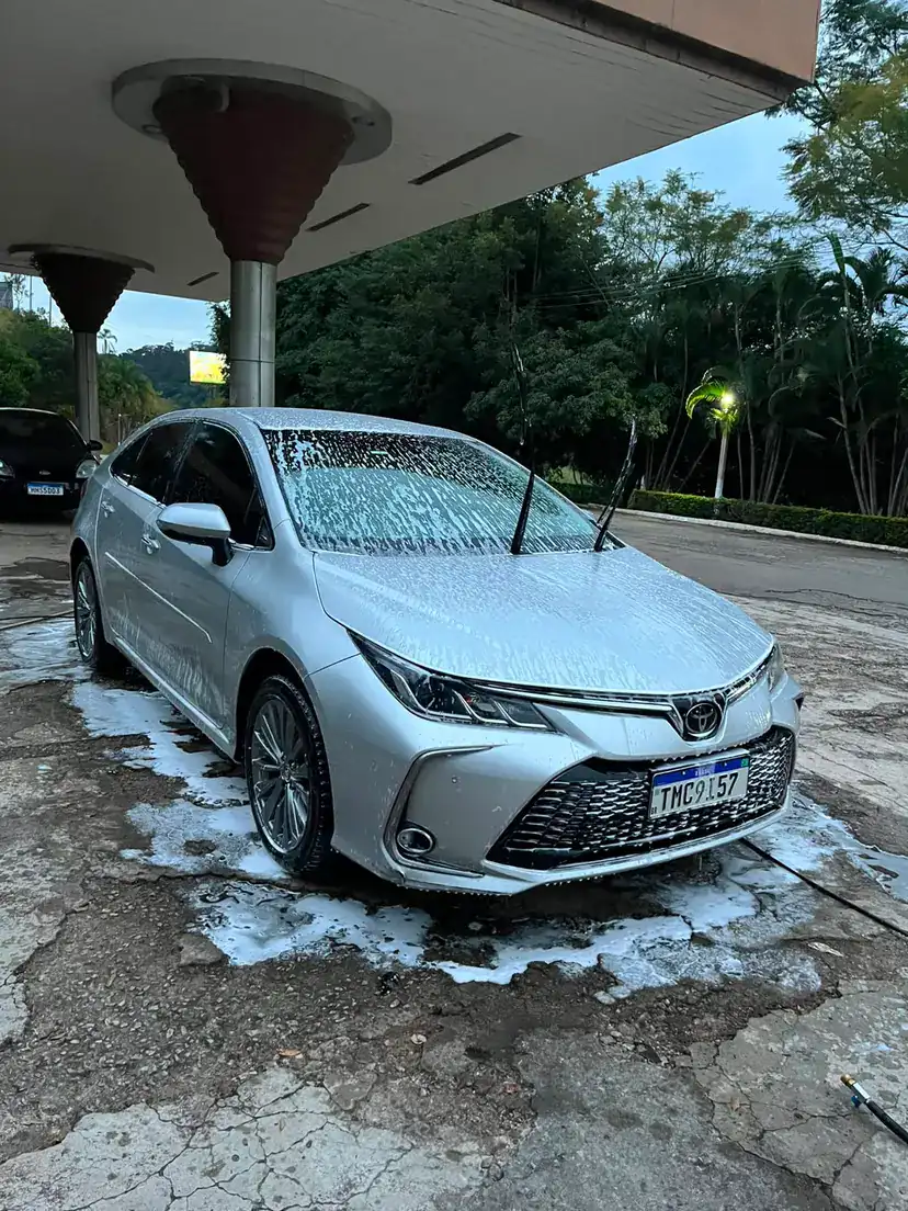 Cuidado profissional com a pintura do veículo